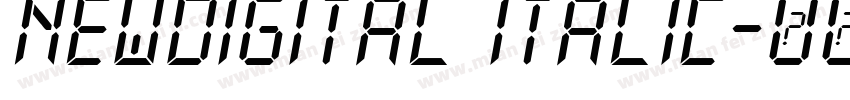 NewDigital Italic字体转换
